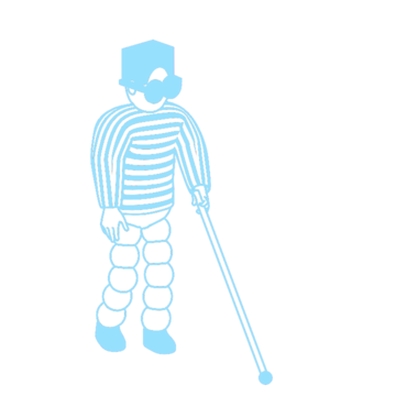 Decorative figure illustration for Community Economies.