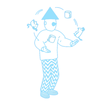 Decorative figure illustration for Programmable Settlement.