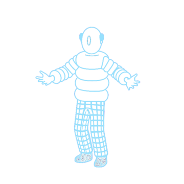 Decorative figure illustration for Compliance-Native Finance.