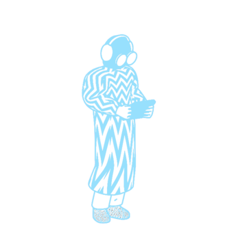 Decorative figure illustration for The Machine Economy.