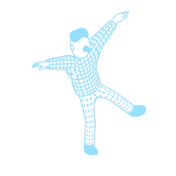 Decorative figure illustration for AI On-Chain.
